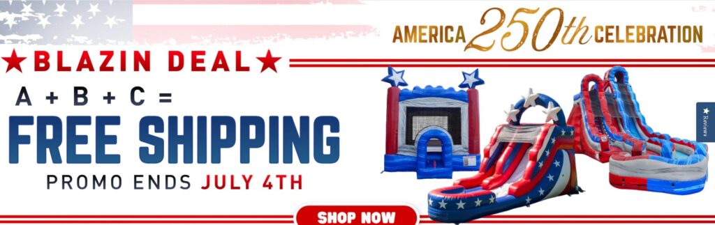 Hullaballoo Footer Red White Blue Getting the Most BANG From Your Red, White, & Blue Inflatable Units