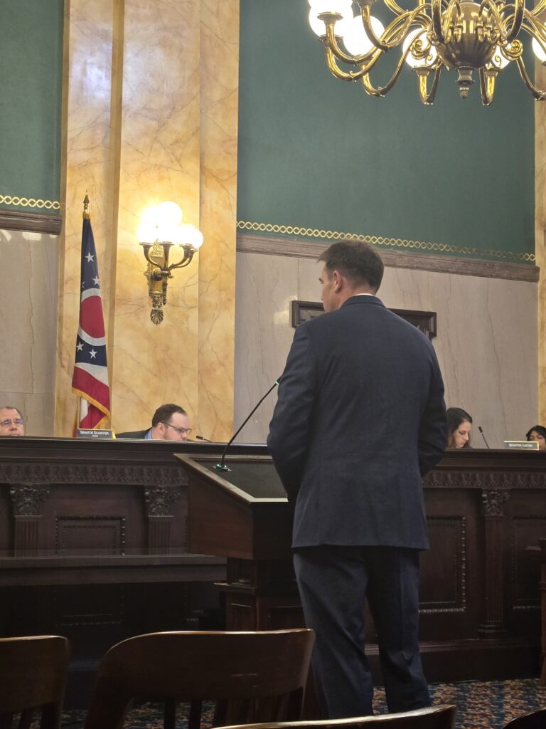 Nat Floyd Senate testimony june26 HB433 Successfully Passes Ohio Senate and Moves Fee Restructuring Forward
