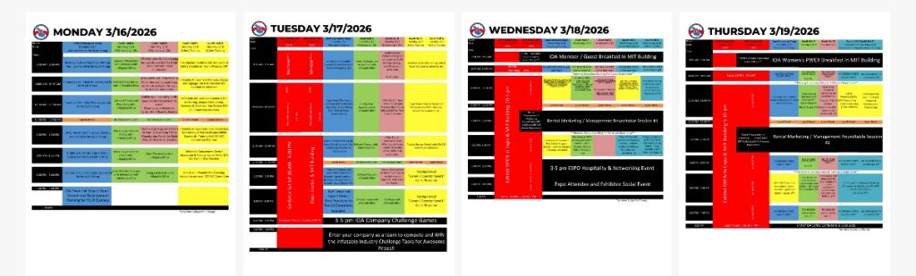 2026 IOA Education Schedule Daily IOA Expo and Conference