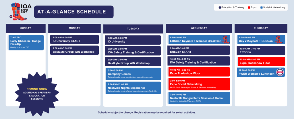 IOA At a Glance Schedule 3 Education