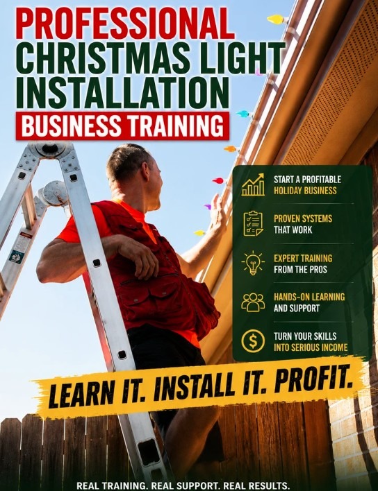 LGLS Christmas Light Installation training Professional Christmas Light Installation Provides Additional Season Income