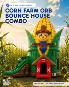 Hullaballoo Scarecrow Bounce Combo 2026 Marketing Strategy Sets Your Business Up For Success & Unique Inventory Creates Showstopping Rental Results